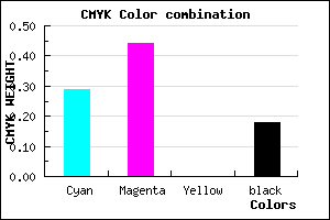 #9374D0 color CMYK mixer