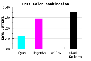 #9377A7 color CMYK mixer