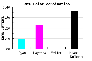 #937CA2 color CMYK mixer