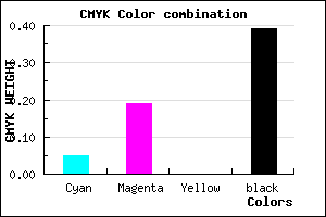 #937D9B color CMYK mixer