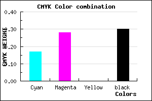 #9380B2 color CMYK mixer