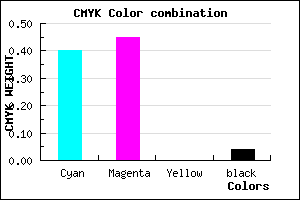 #9388F6 color CMYK mixer