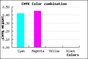 #938CFE color CMYK mixer