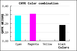 #9390D0 color CMYK mixer