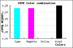 #9392BE color CMYK mixer