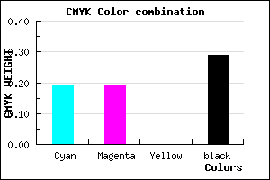 #9393B5 color CMYK mixer