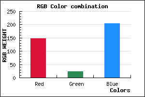 rgb background color #9317CD mixer
