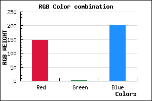 rgb background color #9303C9 mixer