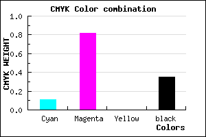 #931EA5 color CMYK mixer