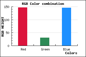 rgb background color #931F92 mixer