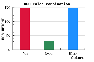rgb background color #931F93 mixer