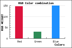 rgb background color #931F96 mixer
