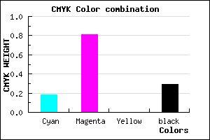 #9322B4 color CMYK mixer