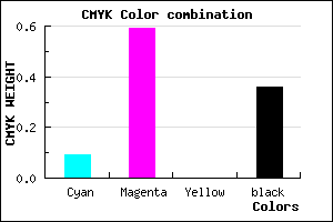 #9342A2 color CMYK mixer