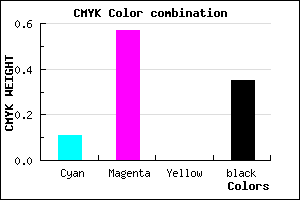 #9348A6 color CMYK mixer