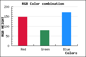 rgb background color #934FAB mixer