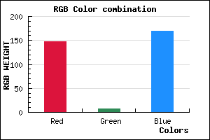 rgb background color #9308AA mixer