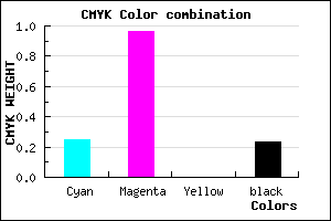 #9308C4 color CMYK mixer