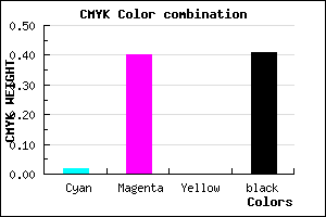 #935A96 color CMYK mixer
