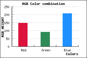 rgb background color #935CD0 mixer