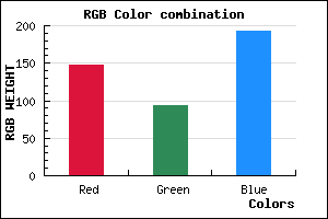 rgb background color #935EC0 mixer