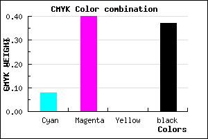 #9360A0 color CMYK mixer