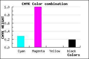 #9400CE color CMYK mixer