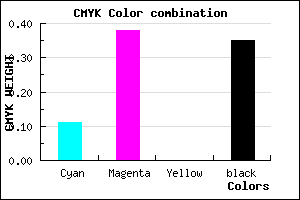 #9467A7 color CMYK mixer