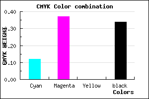 #946BA9 color CMYK mixer
