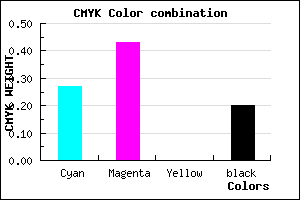 #9473CB color CMYK mixer