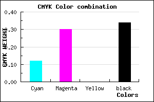 #9476A8 color CMYK mixer
