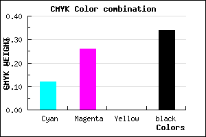 #947CA8 color CMYK mixer