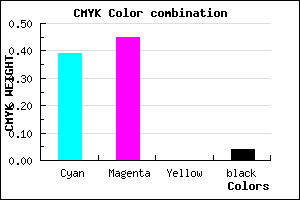#9486F4 color CMYK mixer
