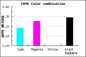 #9487B5 color CMYK mixer