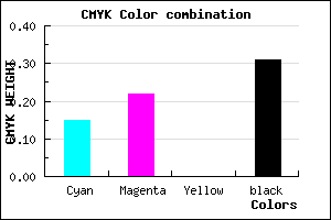 #9489AF color CMYK mixer