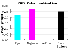 #948ABE color CMYK mixer