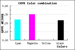 #948AC4 color CMYK mixer
