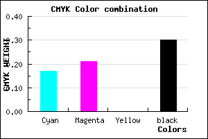 #948CB2 color CMYK mixer