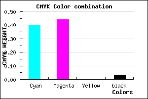 #948CF8 color CMYK mixer