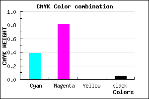 #942CF3 color CMYK mixer