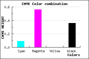 #9447A3 color CMYK mixer