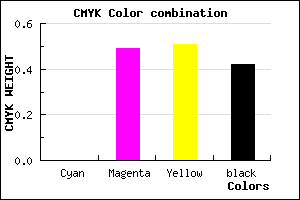 #944C48 color CMYK mixer