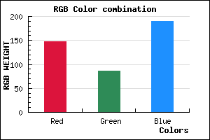 rgb background color #9456BE mixer