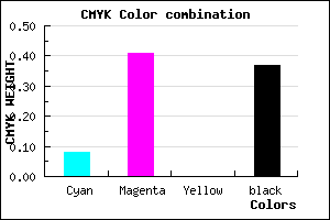 #945FA1 color CMYK mixer