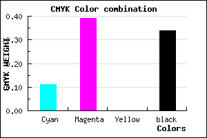 #9566A8 color CMYK mixer