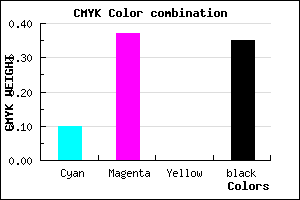 #9568A6 color CMYK mixer