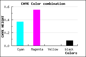 #9569EB color CMYK mixer