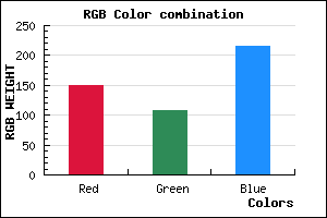 rgb background color #956CD8 mixer