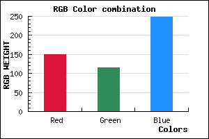 rgb background color #9573F9 mixer