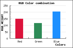 rgb background color #9575CD mixer